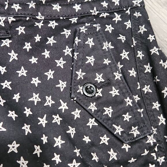 Torrid "Feel The Fit" Black Star Denim Stretch Shorts - Picture 7 of 7